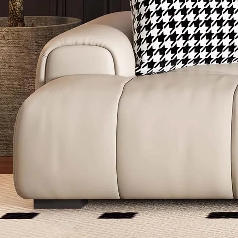 White Lounge  luxury, cute, modern designer pouf armchair