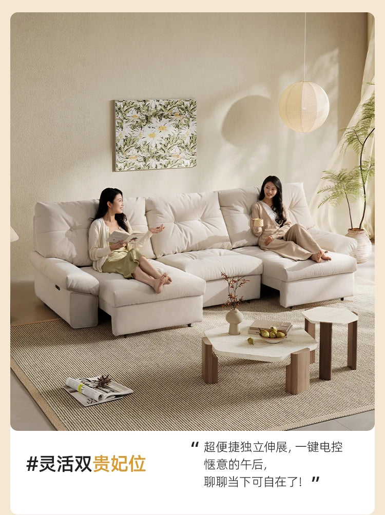 Nordic Electric Sofas Soft  Puffs Luxury Relax Lazy  Floor Designer Style