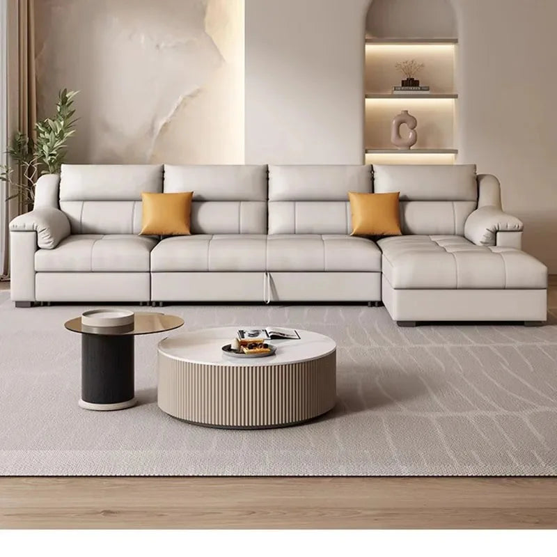 European Back Support Electric Luxury Puffs Recliner Lazy Sofas