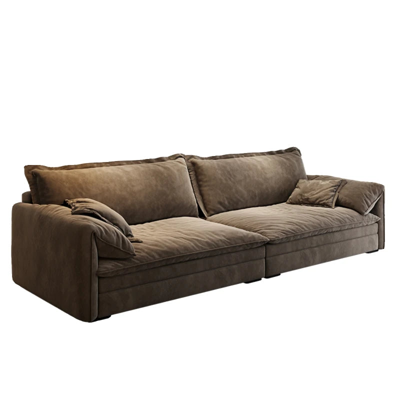Italian Minimalist Chinese Style Sofas Modern Simple Straight High Quality  Luxury Design