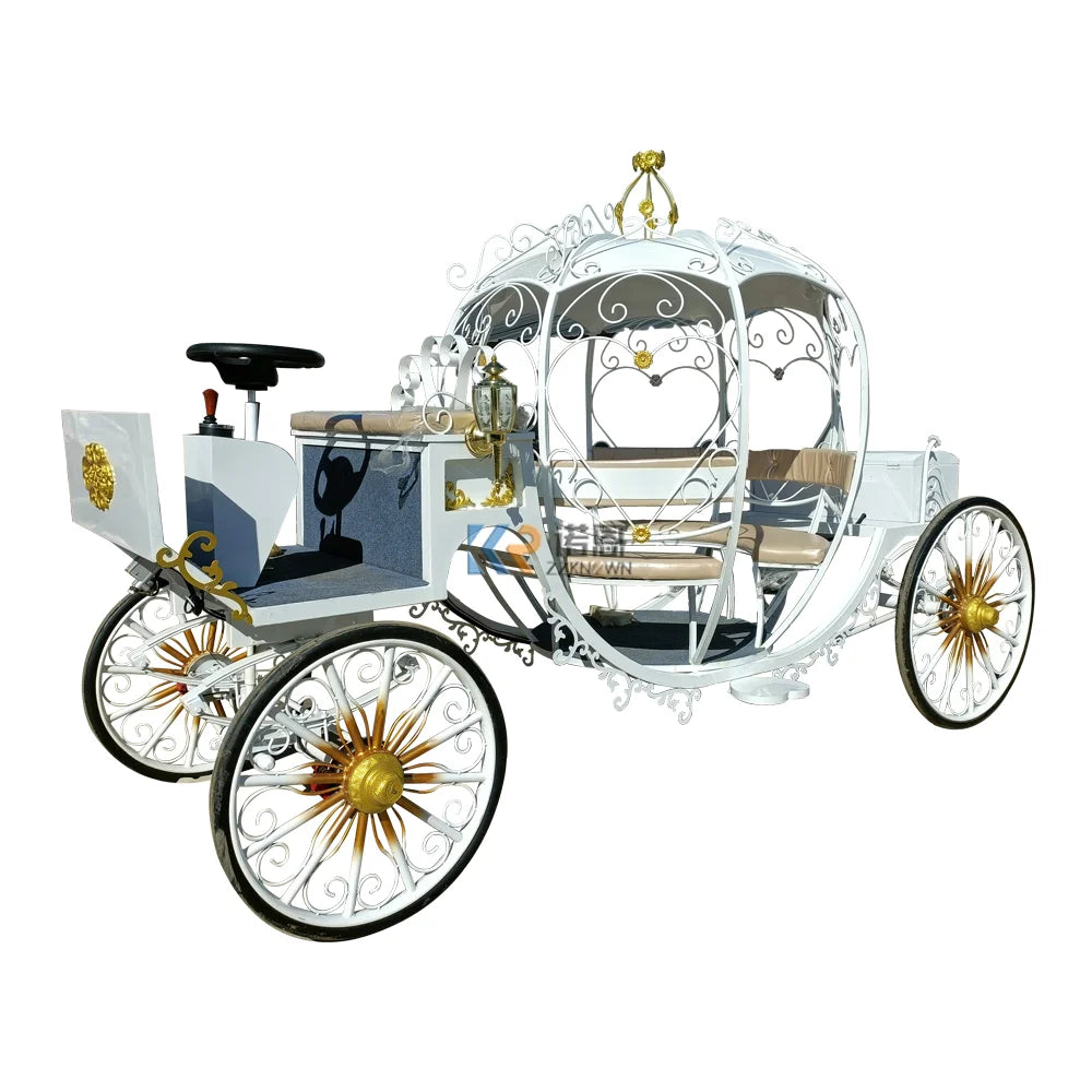 Electric Carriages, 4  wheels, royal wedding, cinderella, horse drawn buggy, sightseeing vintage horse wagon carts