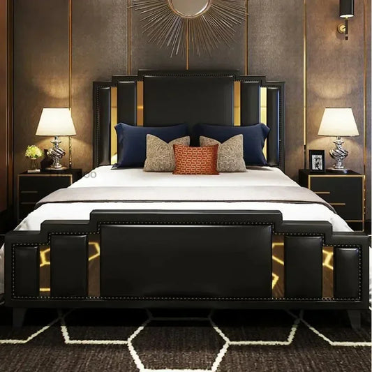 Modern Customizable Bed Designer Sets, King & Queen Size