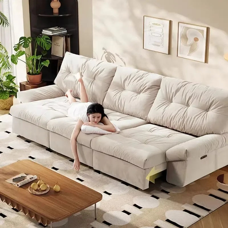 Nordic Electric Sofas Soft  Puffs Luxury Relax Lazy  Floor Designer Style
