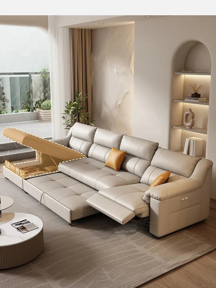 European Back Support Electric Luxury Puffs Recliner Lazy Sofas