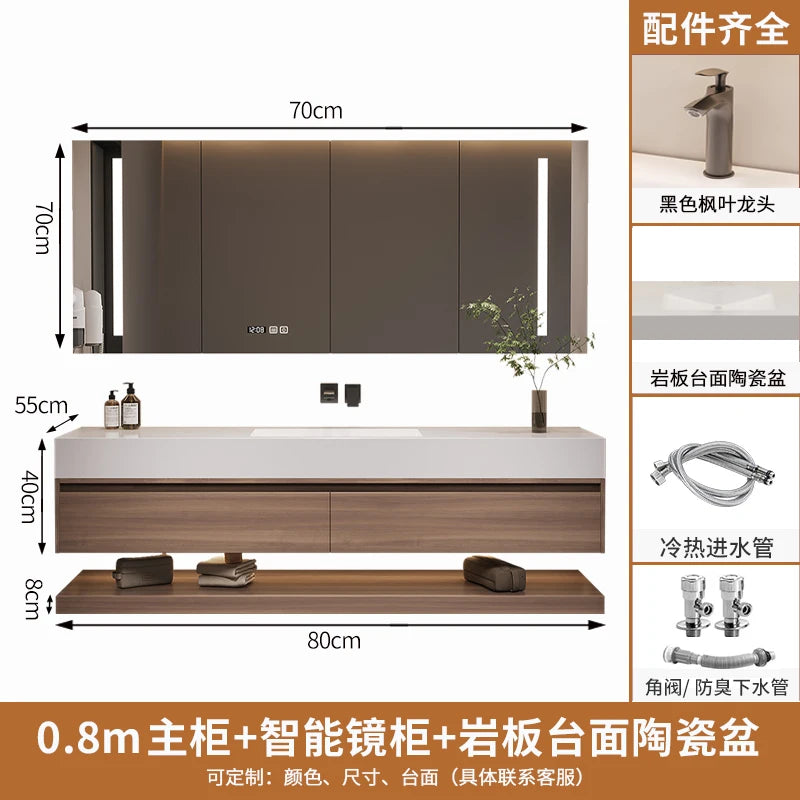 Open Luxury Toilet Cabinet,Mirror Storage Cabinet Corner Medicine Shelf