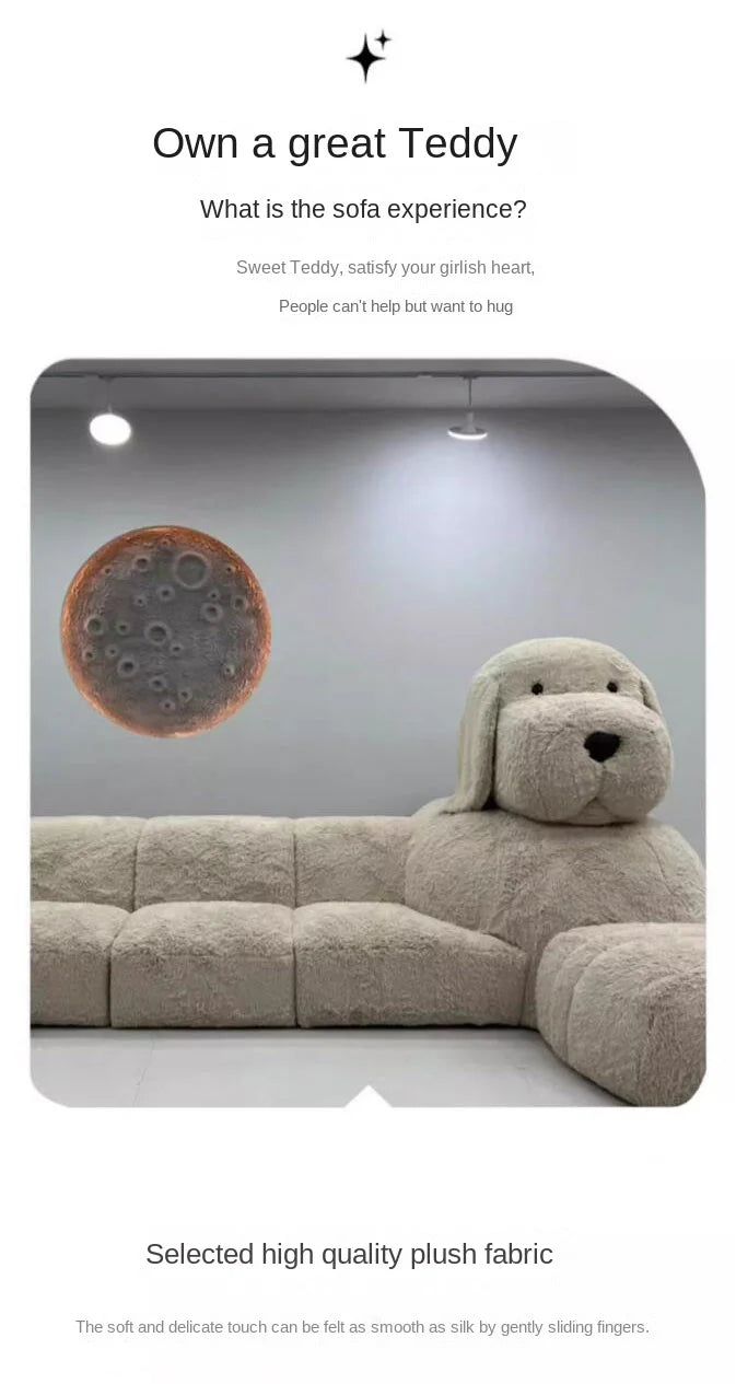 Lazy Lounges Design, Large Brown Wood So fa Puffs Couch, Luxury Salon Recliner