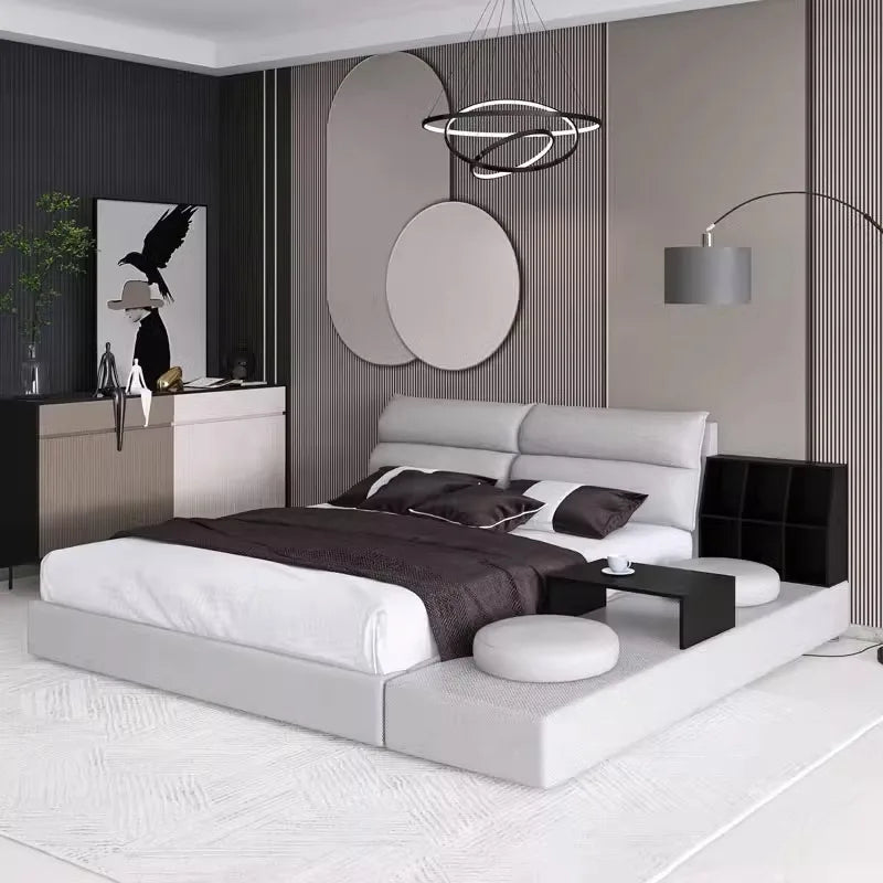 Nordic Aesthetics Miminalist Fashionable Design  Modern Confortable ,Luxury Quality Bed