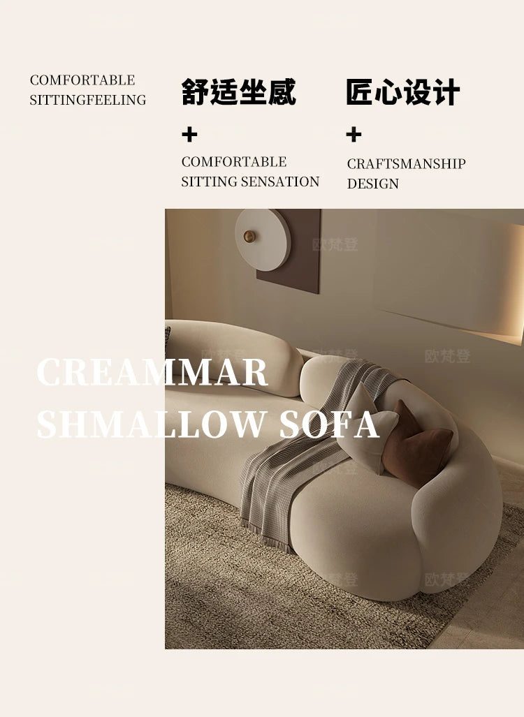Nordic Armrest Large Filler Sofas,  European Brown Wood ,Floor Salon Sofa , Luxury & Unique Recliner