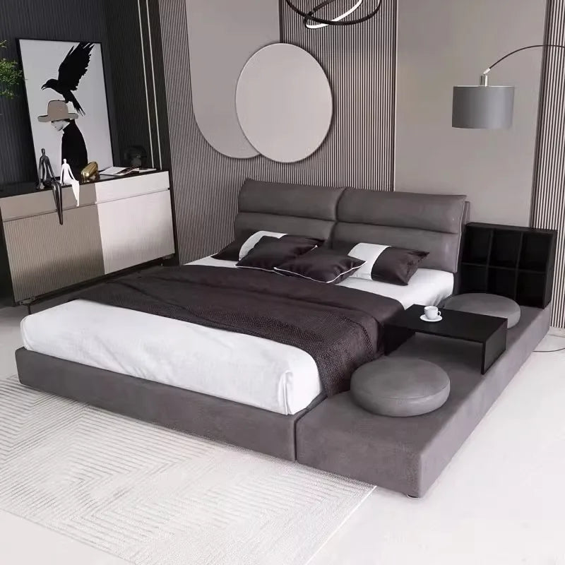 Nordic Aesthetics Miminalist Fashionable Design  Modern Confortable ,Luxury Quality Bed