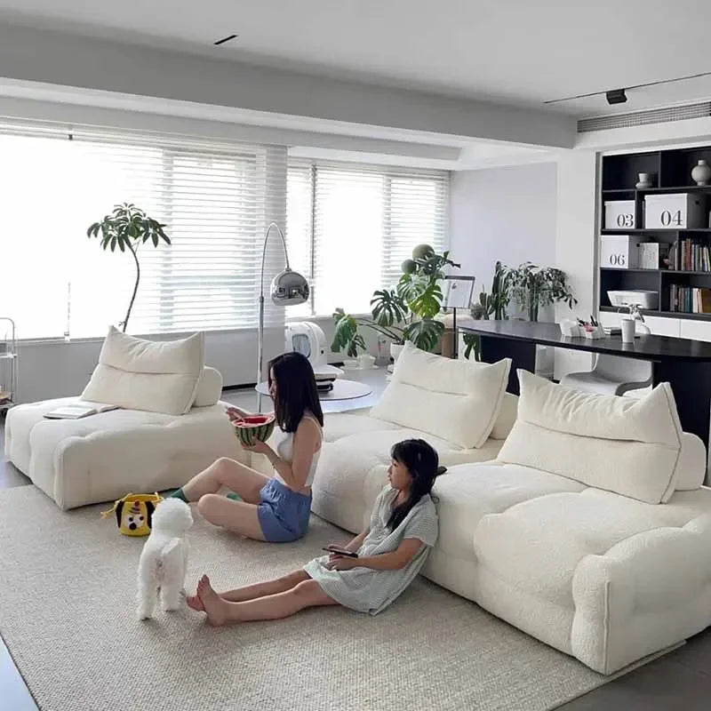 Nordic European Fancy Unique Large Wood Luxury Modern Sofas