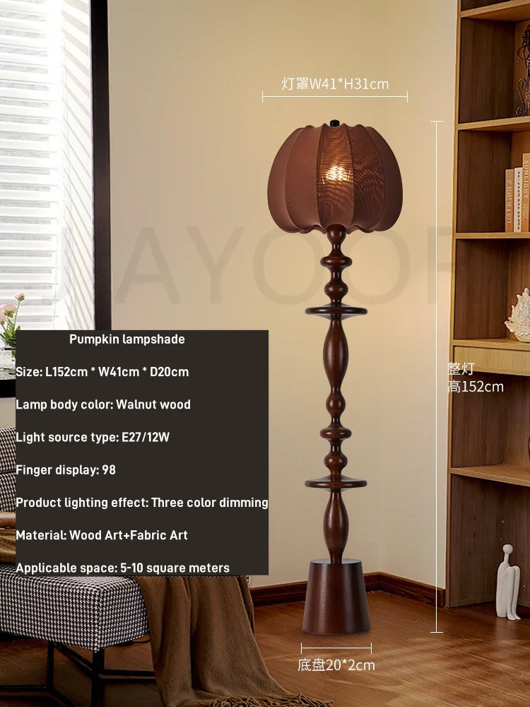 Chinese Style Tassels Retro Warm LED light, luxurious Floor lamp