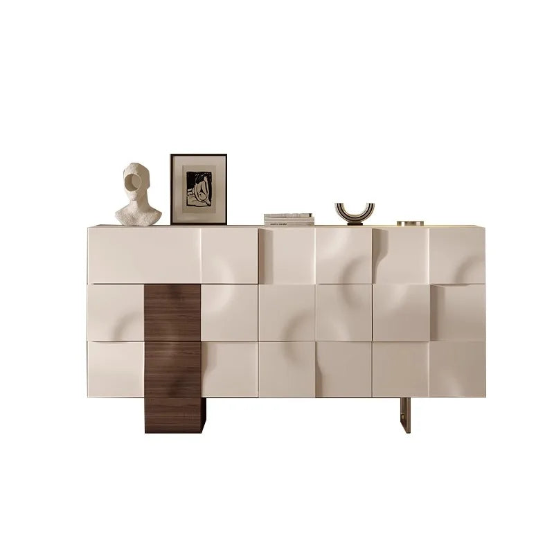 Nordic Organizer,  White Storage Haller Sideboard  Cabinets