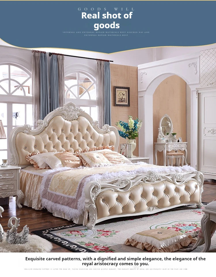 Letti  E Master High End Set Designer  Home Modular Double  Modern European Style Bedroom Set