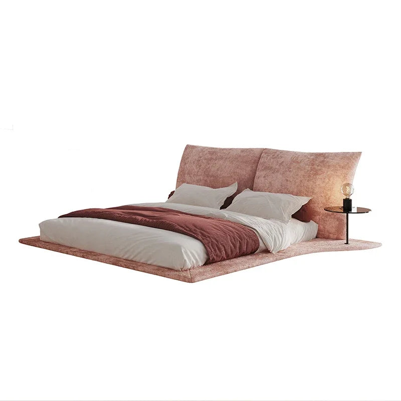 Floating European Luxury Fashionable Wedding Designer High Quality  Double Bed Frame
