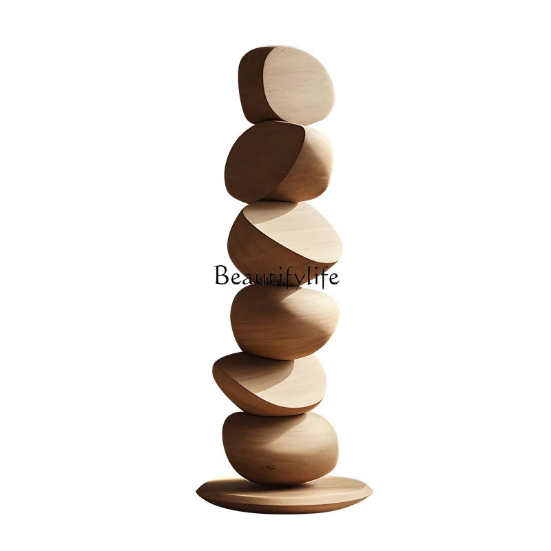**B & B Hotel Entrance  wood art sculpture, floor-to-ceiling ornaments, wood carving decorations