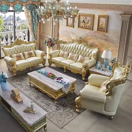 Nordic  Modular Canape Salon, Large Filler Golden Sofas, wood design, reclining luxury lounge sofa