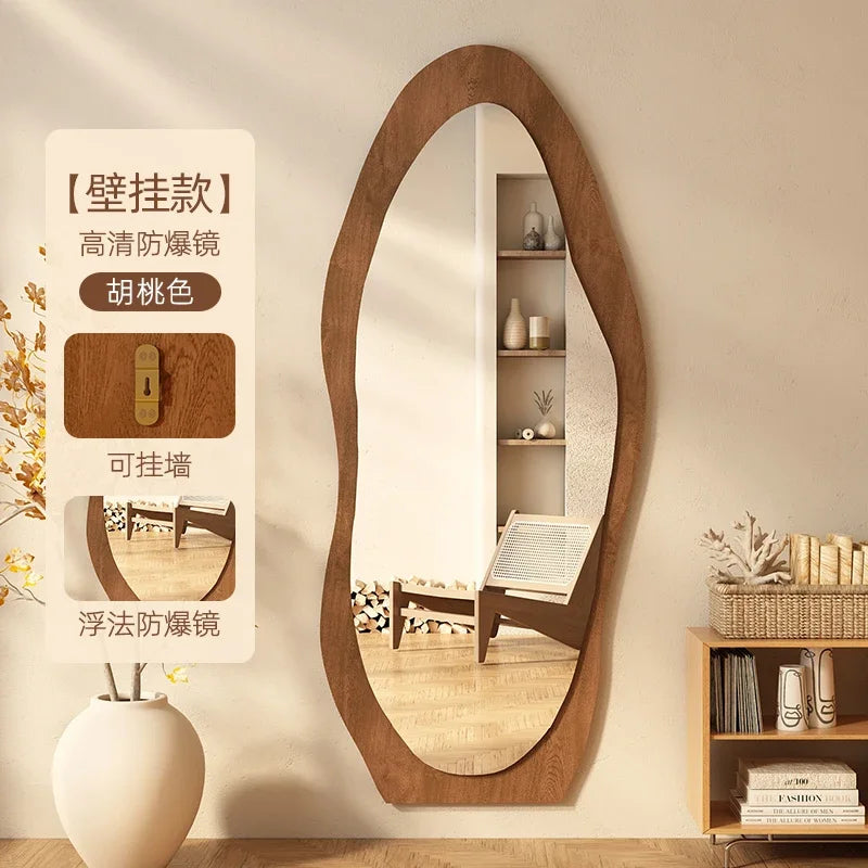 Decorative Floor Mirror Full Body Standing Korean Interior, Neon decor