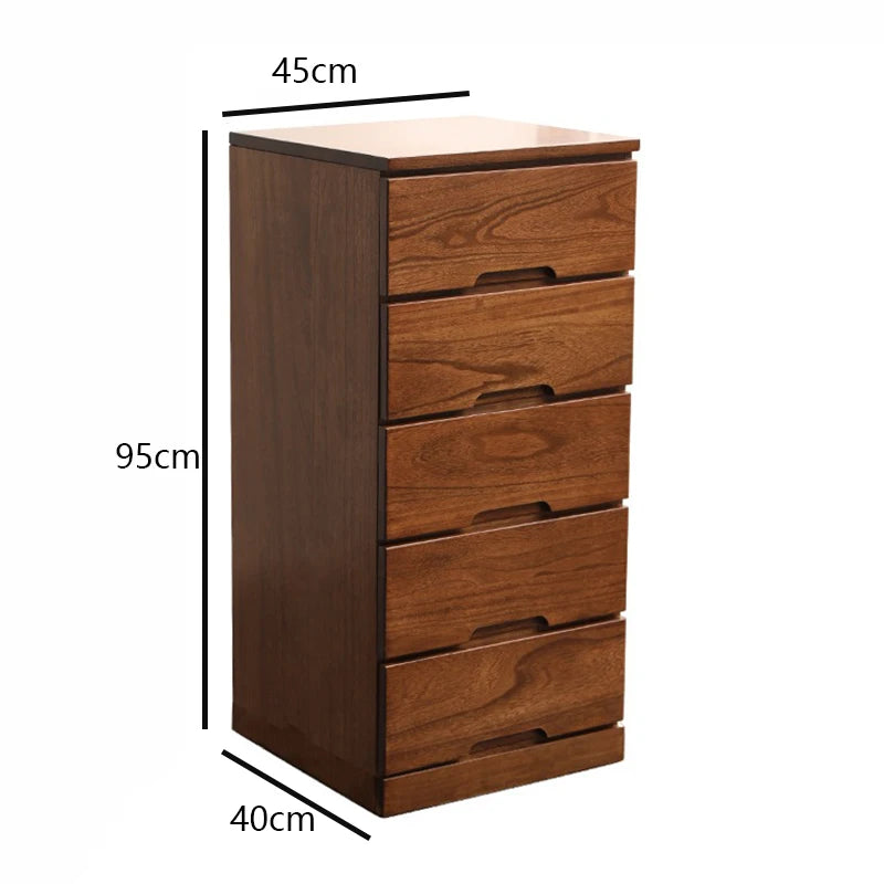 Solid Wood Entrance Hall Multifunction Storage Cabinets Drawers Organizers Modern Luxury Furniture