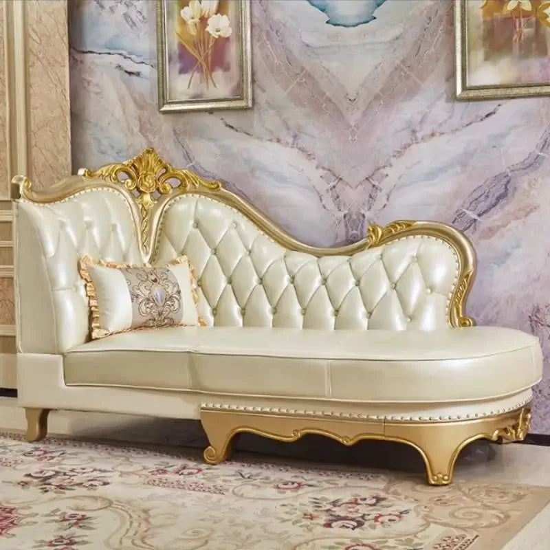 Nordic Wooden Canape Salon Back Support Wood Sofas Golden High Back Design Recliner Floor Lounge