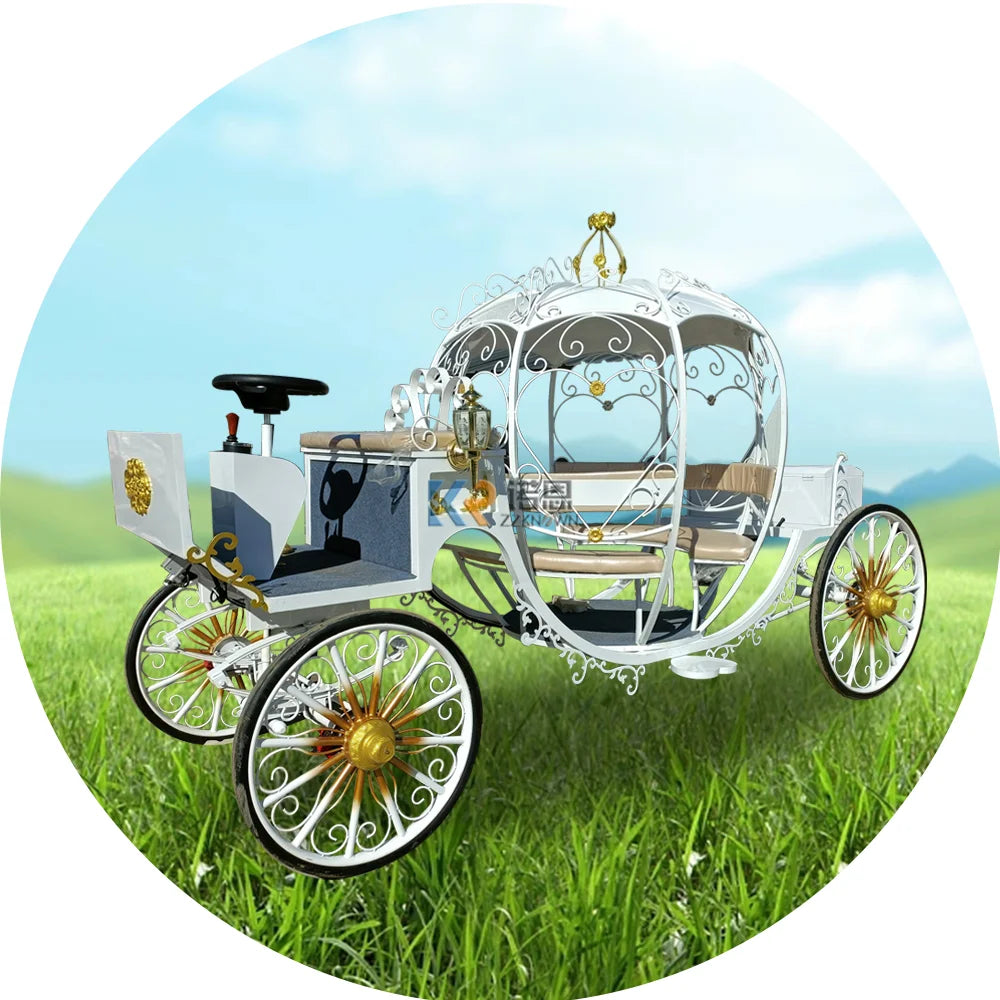 Electric Carriages, 4  wheels, royal wedding, cinderella, horse drawn buggy, sightseeing vintage horse wagon carts
