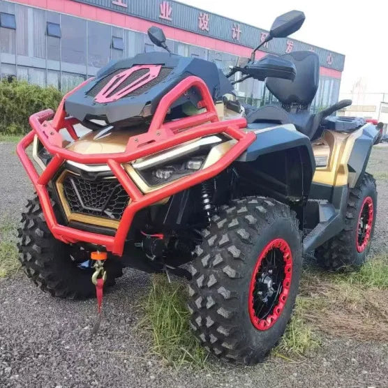 Quad Bike Hunting Farm Utility  Gasoline Adult 500cc ATV 4x4 4 Wheeler off-Road-Scooter ATV